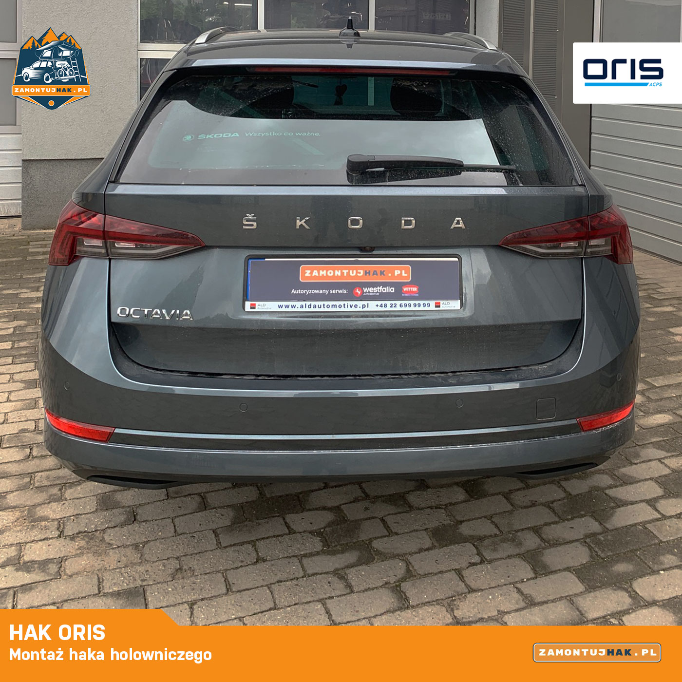 montaż haka w skodzie